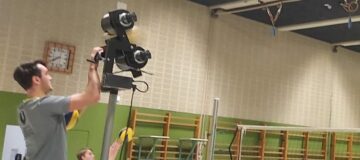Volleyballtraining: Ballmaschine zur Annahmetechnik
